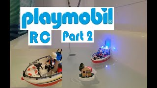 Playmobil Action Fire Rescue Boat 4823 Remote Controlled Conversion RC - Part 2