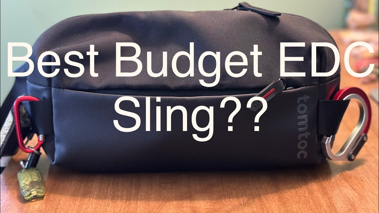Tomtoc Small EDC Sling—Fantastic for the Price! - YouTube