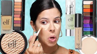 I TRIED A FULL FACE OF NEW ELF MAKEUP | ELF just went off.