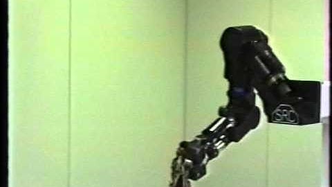 Sarcos Dextrous Arm learning to catch