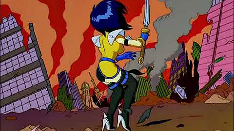 Bart Watches a Japanese Anime Sub