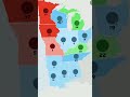 USA States Battle Royale 😱 Who Will Win? #shorts #gaming