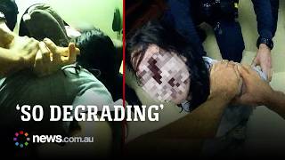 Disturbing police bodycam captures moment Aussie mum is arrested in her own home