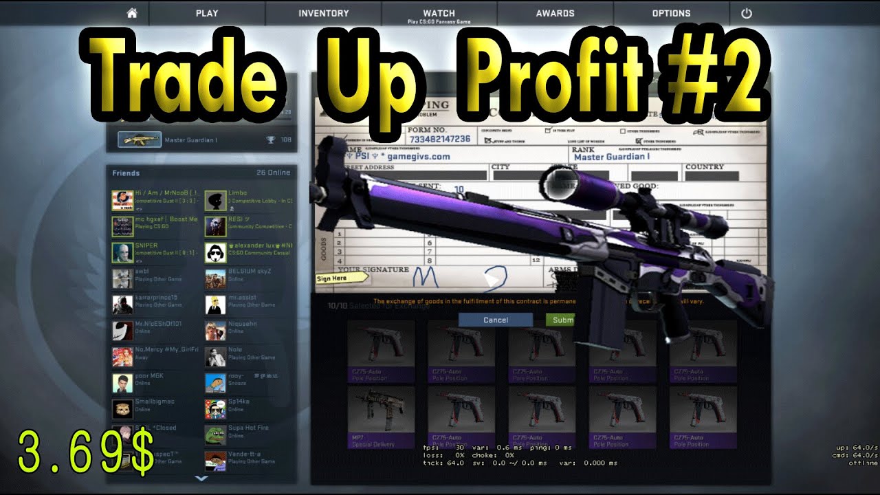 CSGO Trade Up Contract (Make A Good Profit ) 2 YouTube