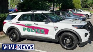 Cary police unveil colorful SUVs to connect to students