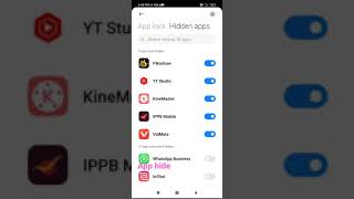 #shorts video redmi 9 power app hide redmi mobile app hide रेडमी मे ऐप हाइड कैसे करे #dhirajrajtelar screenshot 3