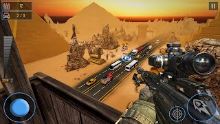 Highway traffic shooting: Sniper shoot - Sniper 3D Gun Shooter: Free Shooting Games screenshot 1