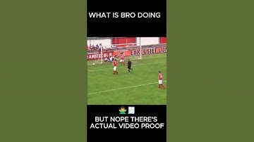 Referee Scores a Goal… and It Actually COUNTED! 😱⚽ #footballshorts