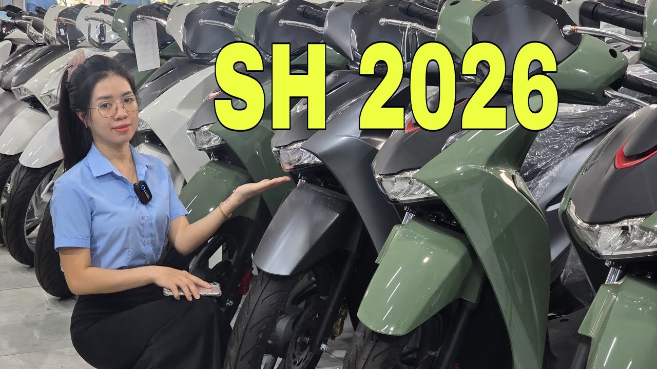 SH 2026 Mẫu mới Nhiều Màu Hấp dẫn Giá Xe Hôm nay | Mỹ motor 