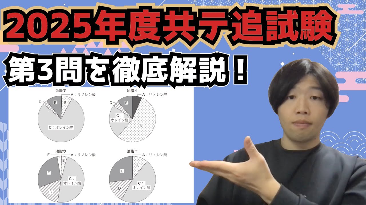 【2025年度追試験第3問】共通テスト化学を徹底深掘り解説！