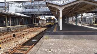 山陰本線　観光列車うみやまむすび　豊岡駅