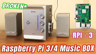 Raspberry Pi Music Streaming Box With Old &amp; Damaged Speaker | Blustifie