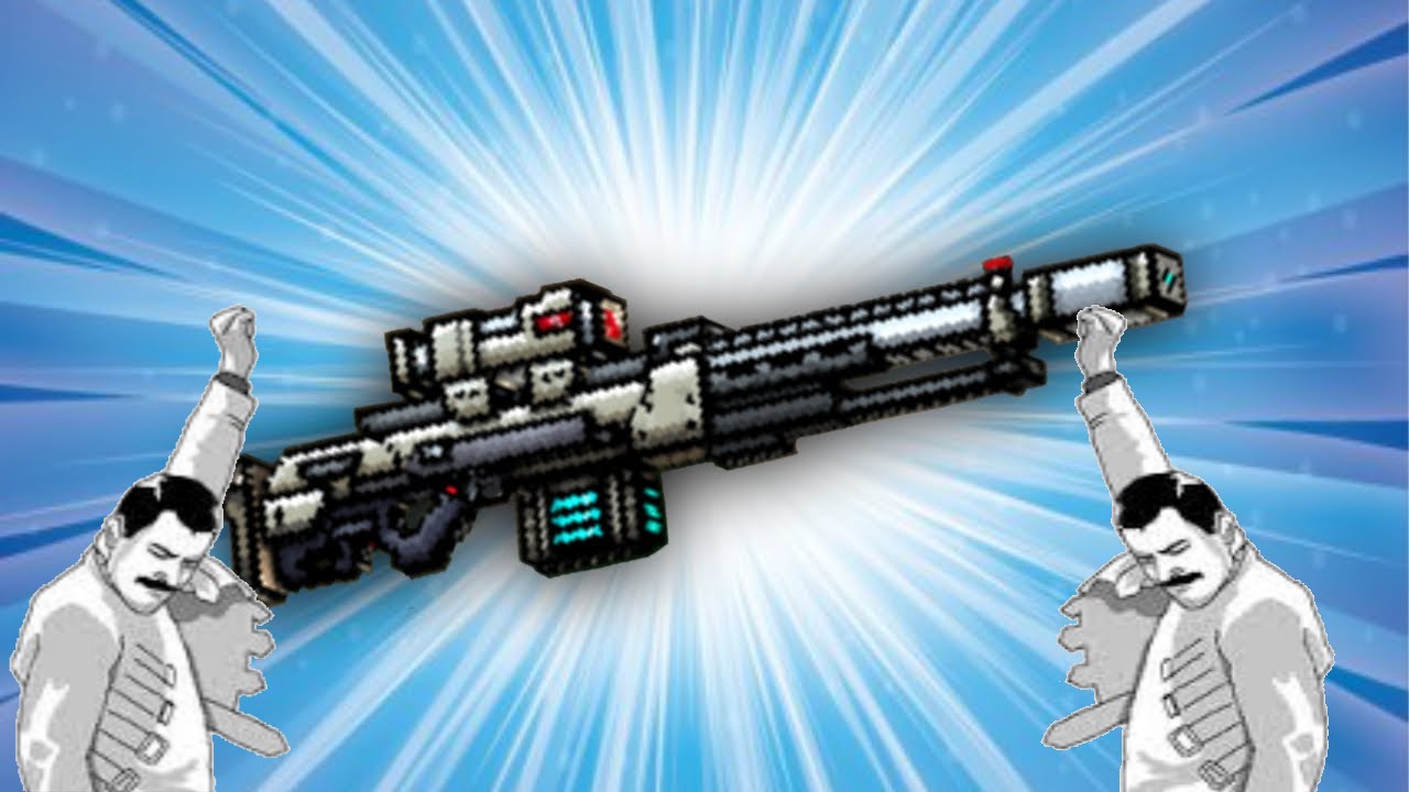 Sniper Rifle Pixel Art
