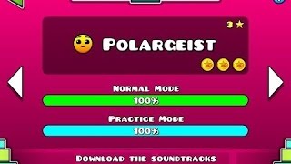 Geometry Dash Gameplay! Level 3 - Polargeist  + All Coins