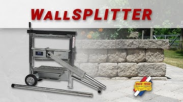 WallSPLITTER with PAVE TECH | Hardscape Outfitters