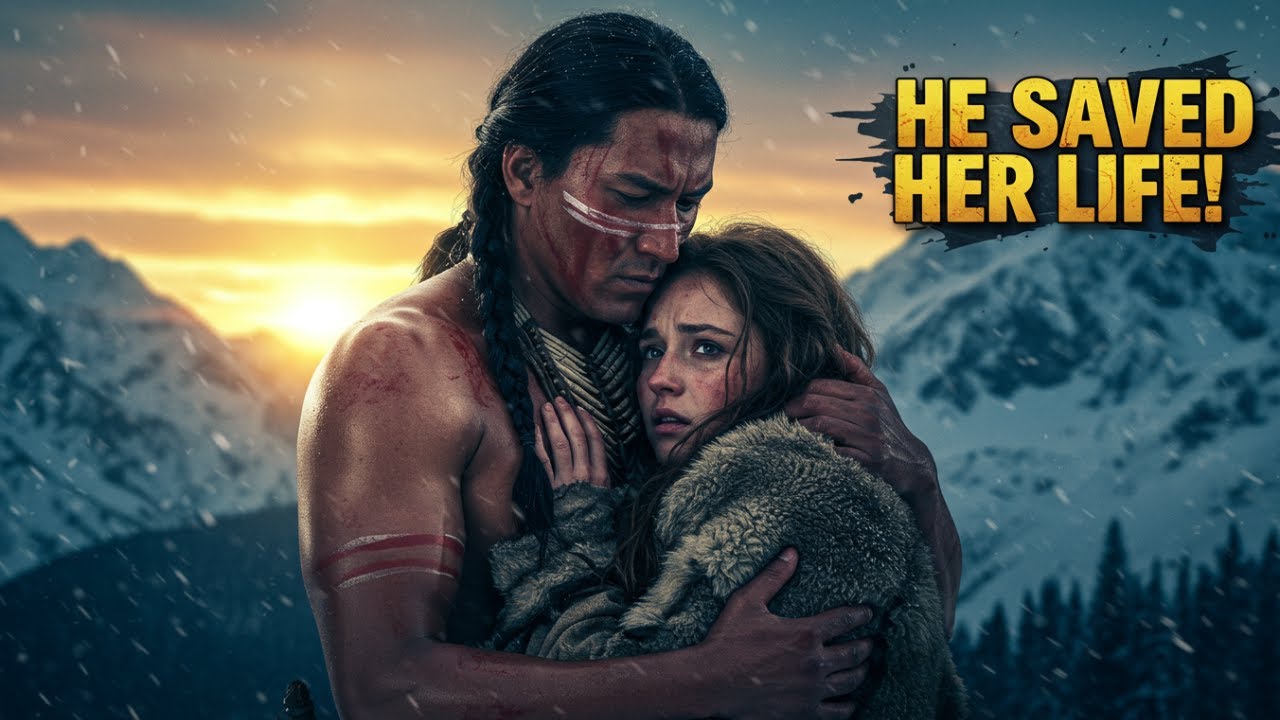 Lost in the Mountain Blizzard… Saved by the Wild-Hearted Apache Warrior