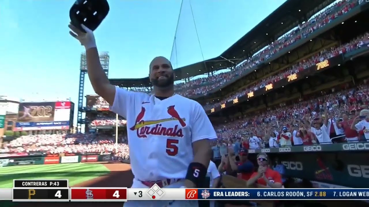 Albert Pujols Crushes His 702nd Career Home Run! 