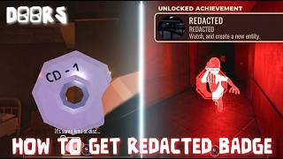 HOW TO GET THE REDACTED BADGE IN DOORS! (full Guide)