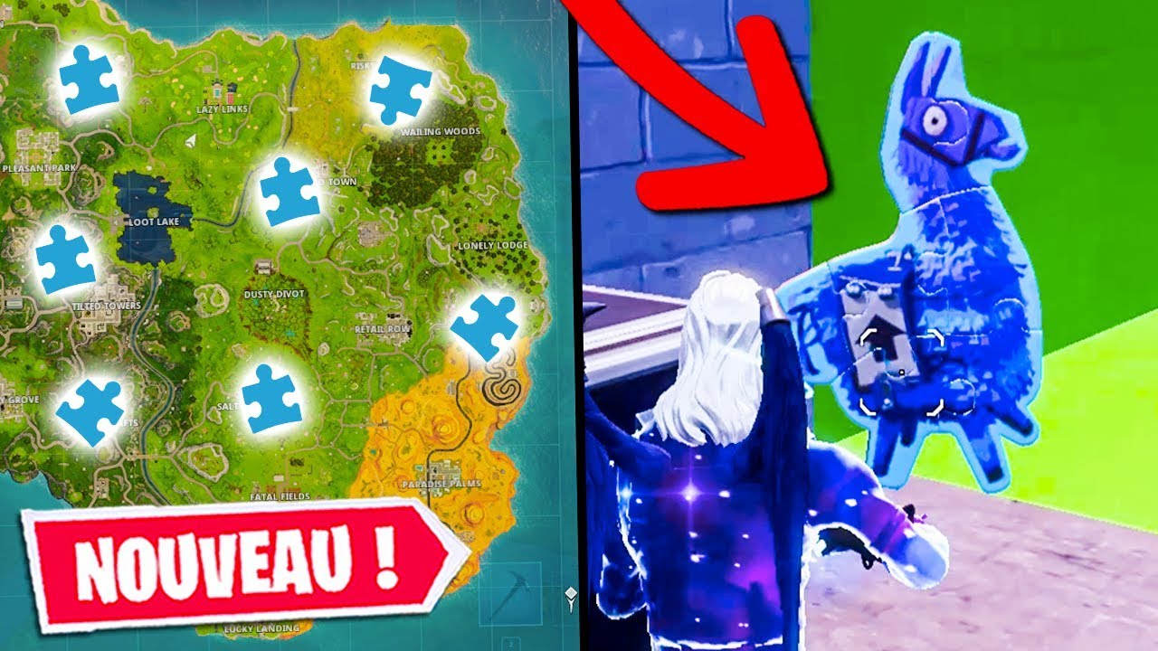 7 Piece Puzzle Fortnite Trouver Les 7 Pieces Du Puzzle Sur Fortnite Battle Royale Youtube