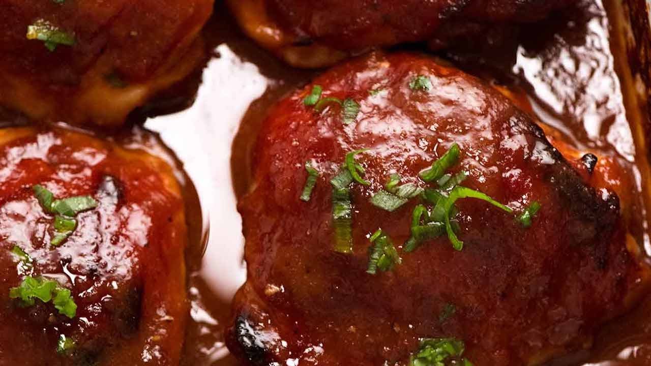 Baked BBQ Chicken - with quick homemade BBQ Sauce! - YouTube