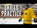College Hockey Skills Practice!
