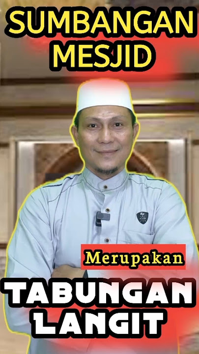 SUMBANGAN MASJID: NABUNG KE LANGIT, BUKAN KE USTADZ! - Paccarita Ustadz #ustadzadihidayatofficial