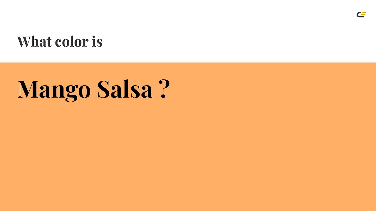 Mango Salsa color 
