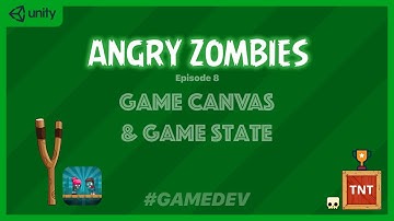 How to create a Angry Birds unity game using zombies part 8