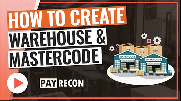 How To Create Warehouse and Mastercode |【EN】TUTORIAL | PayRecon V2