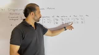 Module 4 Video 10 ( 7.1 Diagonalization of symmetric Matrices)