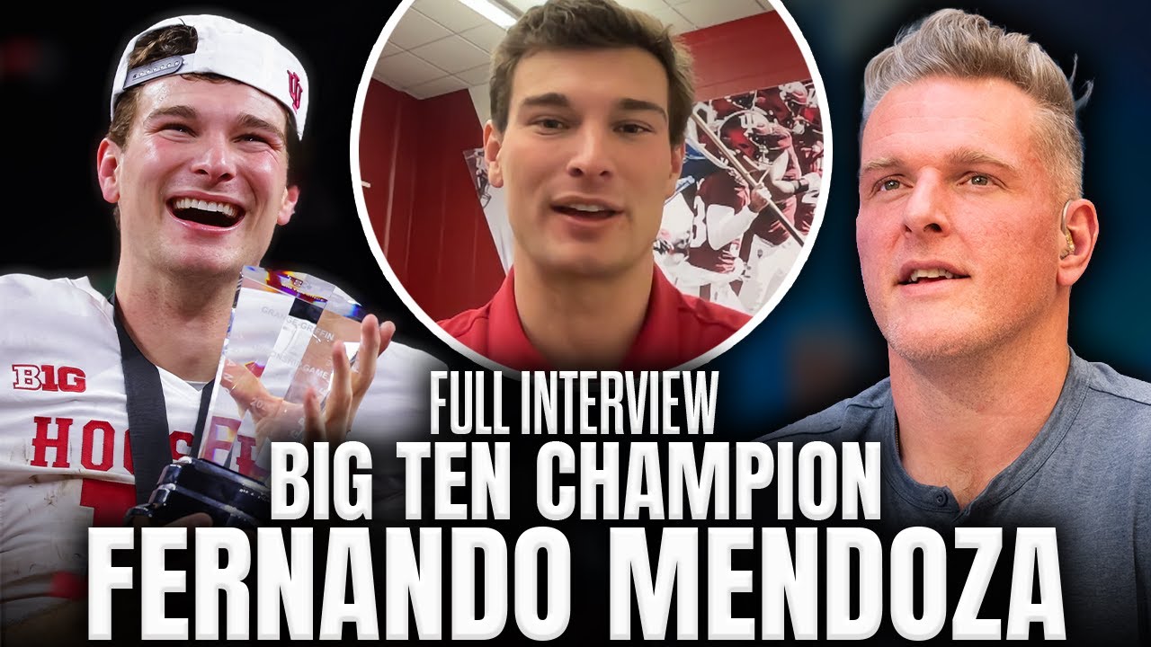 Big Ten Champion Fernando Mendoza Full Interview on The Pat McAfee Show