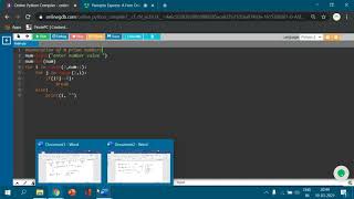 PYTHON PROGRAM CALCULATES SUM OF PRIME NUMBERS