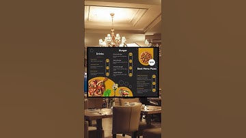 Digital Cuisine Menu Templates -#7