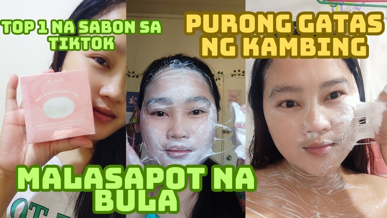Silk Protein face Bar (Glo 21) Purong gatas ng kambing Top 1 at trending na Sabon,