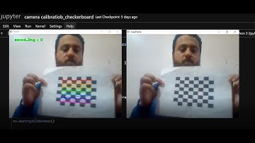 camera calibration using checkerboard part two | computer vision شرح عربي