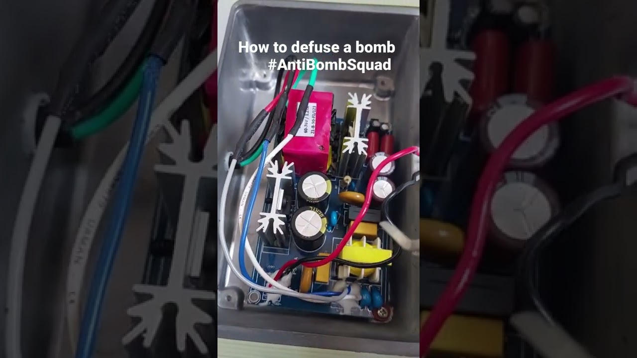 how to defuse a bomb