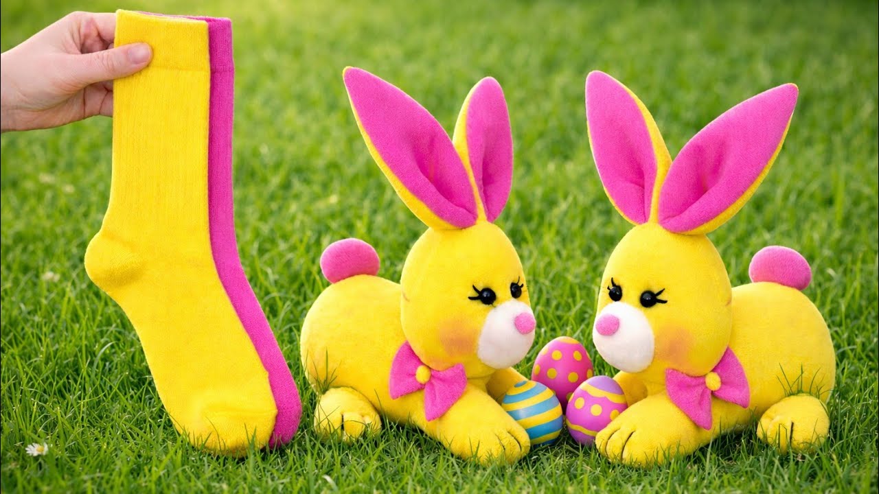 😍 Простой и практичный способ сделать кролика из носка / 🧦 Обязательно попробуйте!