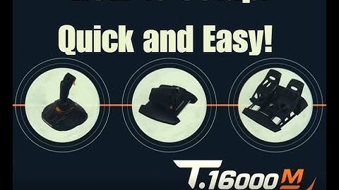 Install and Setup Thrustmaster 1600 FCS Flight Pack Tutorial (Plus DCS Setup)