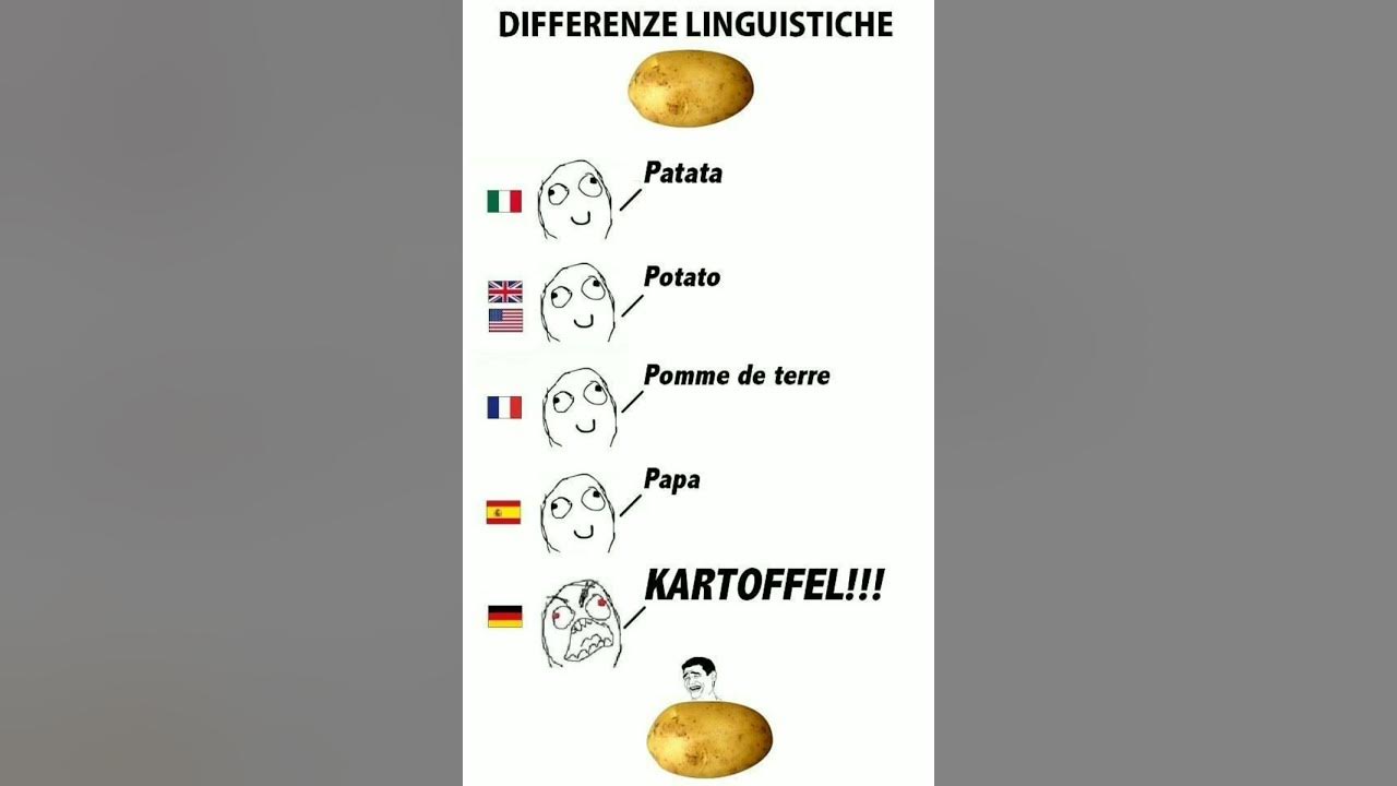 potatoes in different languages. YouTube