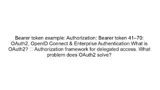 Authentication Interview Questions and Answers (Beginner to Advanced)