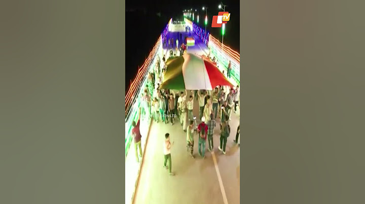 Ganpat bridge in Jammu and Kashmir’s Doda lit up with tricolor for Independence Day