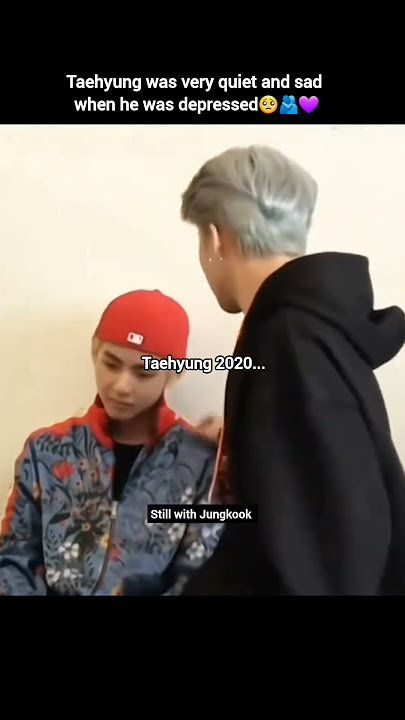 Taehyung was very quiet and sad when he was depressed🥺🫂💜 #btsarmy #bts #taehyung #short #jk #