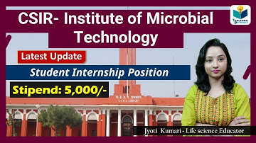 Student Internship at CSIR- Institute of Microbial Technology