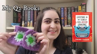 Quarter 2 Wrap up - Granny Square Book Challenge - 2025