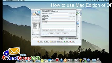 How To Send Bulk SMS With Mac GSM  Mobile Bulk SMS Software In A Single Click