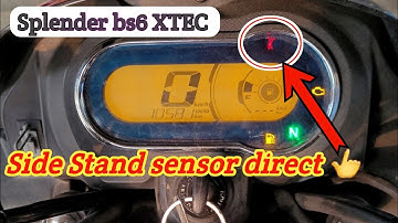 Splender bs6 e20 Ka Said Stand sensor ko direct kaise karen/साइड स्टैंड सेंसर डायरेक्ट कैसे करें