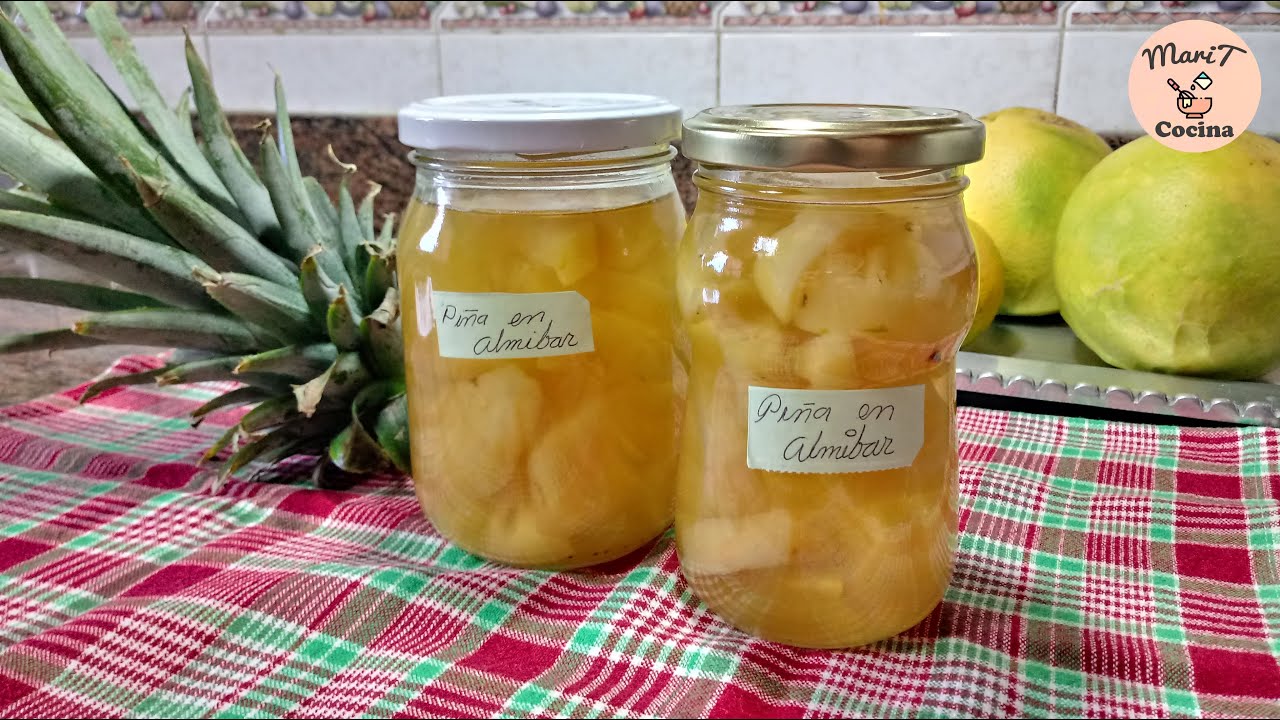 MariT-Tips: Piña en Almíbar Hecha en Casa | Proceso del Envasado Sin ...