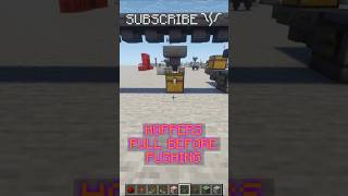 Build ITEM BUFFERS into your systems with JUST A HOPPER | Redstone with PsiVolt #minecraft #redstone