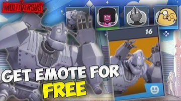 *GLITCH* How To Get NEW Iron Giant EMOTE For FREE (MULTIVERSUS SEASON 1)