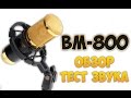 МИКРОФОН BM-800. ОБЗОР + ТЕСТ ЗВУКА